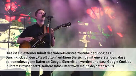 Dies ist ein externer Inhalt des Video-Dienstes Youtube der Google LLC. Durch Klick auf den „Play-Button“ erklären Sie sich damit einverstanden, dass personenbezogene Daten an Google übermittelt werden und dass Google Cookies in ihrem Browser setzt. Nähere Infos unter www.mainz.de/datenschutz.