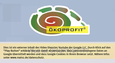 Die Landeshauptstadt Mainz nutzt den Video-Dienst Youtube. Vor einem Klick auf den Play-Button empfängt Youtube keine Daten und setzt keine Cookies. Nähere Informationen über Youtube finden Sie in den Datenschutzinformationen zu unserem Youtube-Kanal: www.mainz.de/datenschutz