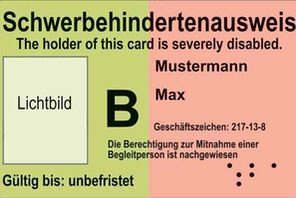 Schwerbehindertenausweis © BMAS