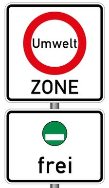 Schild Umweltzone