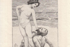 Bildergalerie Gutenberg-Museum "Grafik und Exlibris" Exlibris von Max Klinger für Elsa Asenieff Exlibris von Max Klinger für Elsa Asenieff