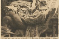 Bildergalerie Gutenberg-Museum "Grafik und Exlibris" Exlibris, Stiftungsblatt mit Darstellung Gutenbergs Exlibris, Stiftungsblatt mit Darstellung Gutenbergs