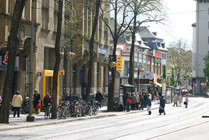 Blick in die Bahnhofstraße © Landeshauptstadt Mainz