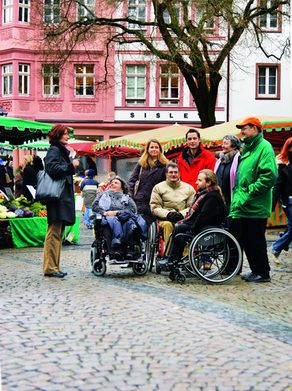 Barrierefreie Stadtführung.