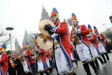 New Year's parade of the guards.